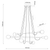 Люстра TK Lighting Helix Коричневий Чорний (TK4953)
