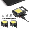Ліхтар X-BALOG LED COB 500lm 6W 500 mAh кемпінговий на карабіні з магнітом та відкривачем Type-C (COB-500)