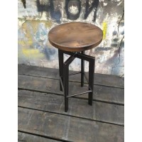 Барний стілець GoodsMetall у стилі ЛОФТ 750х300х300 мм Дублін