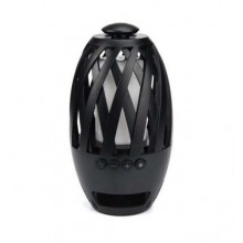Бездротова колонка Bluetooth SUNROZ Flame Atmosphere BTS-596 LED Камін Black (SUN0114)