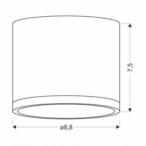 Точковий світильник Candellux Tuba Золотий (2275956) Точковий світильник Candellux Tuba Золотий (2275956)