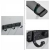 Вішалка настінна універсальна Boer з 3 гачками 18,5 см Black (H051344)
