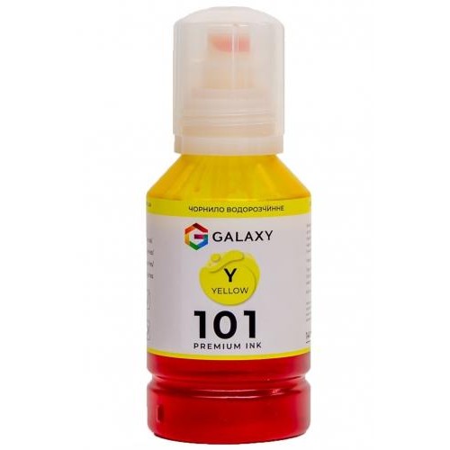 Чорнило Galaxy 101 Epson 140 мл Yellow (10460) Чорнило Galaxy 101 Epson 140 мл Yellow (10460)