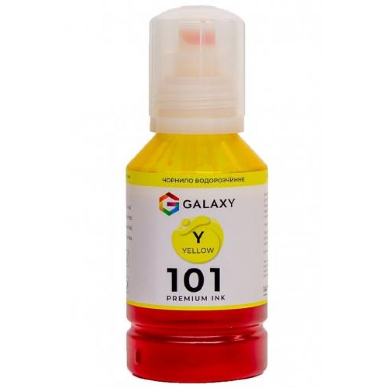 Чорнило Galaxy 101 Epson 140 мл Yellow (10460)