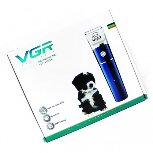 Бездротова машинка для стрижки свійських тварин грумер VGR Navigator PET Clipper