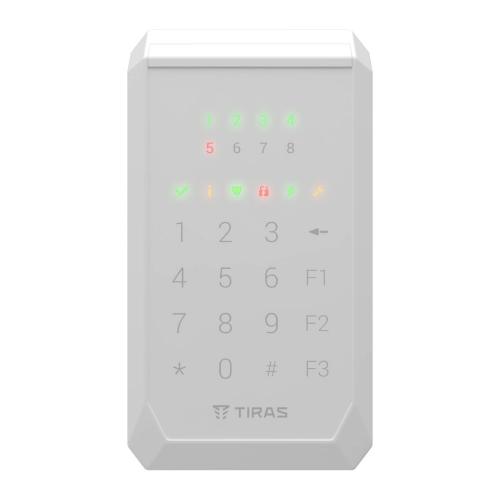 Сенсорная клавиатура Tiras Technologies K-PAD8+ (white) для управления охранной системой Orion NOVA II