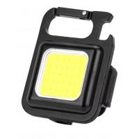 Брелок LED-ліхтарик акумуляторний яскравий з карабіном та магнітом CARPRIE W-5138