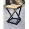 Табурет з металу GoodsMetal у стилі лофт 450х300х300
