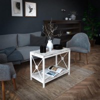 Стіл журнальний Tenero Тіроль Білий (100000247) Стіл журнальний Tenero Тіроль Білий (100000247)