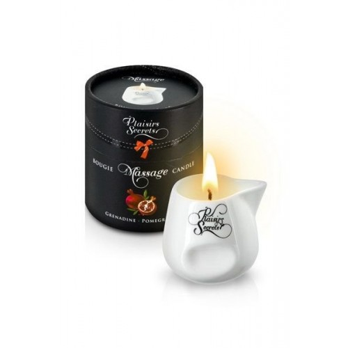 Масажна свічка Plaisirs Secrets Pomegranate (80 мл) Масажна свічка Plaisirs Secrets Pomegranate (80 мл)