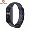 Ремінець MiJobs Sport Style для Xiaomi Mi Band 5/6 Black Blue