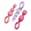 Набір анальних пробок Satisfyer Plugs 3 шт Різнокольоровий (SO2324)