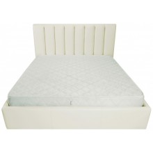 Ліжко Двоспальне Richman Санам 160 х 200 см Флай 2200 A1 З підйомним механізмом та нішою для білизни Біле