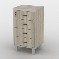 Тумба офісна Тиса Мебель ТМ-123 1 Сонома 76x35x40 см Тумба офісна Тиса Мебель ТМ-123 1 Сонома 76x35x40 см