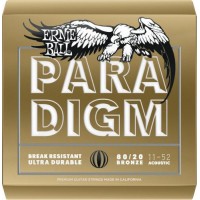 Струни для акустичної гітари Ernie Ball 2088 Paradigm Light Acoustic 80/20 Bronze 11/52 Струни для акустичної гітари Ernie Ball 2088 Paradigm Light Acoustic 80/20 Bronze 11/52