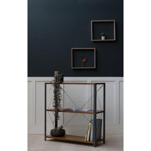 Стелаж GoodsMetall в стилі Лофт 800х800х300  Стелаж GoodsMetall в стилі Лофт 800х800х300