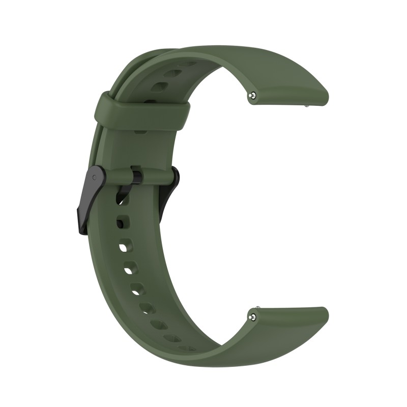 Ремінець силіконовий для годинника універсальний BeWatch HW 22 мм Хакі (102HW10)