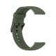 Ремінець силіконовий для годинника універсальний BeWatch HW 22 мм Хакі (102HW10)