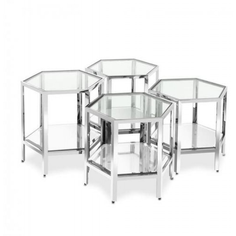 Кавовий журнальний столик у стилі Loft NS-571 480x450x390 мм Черный