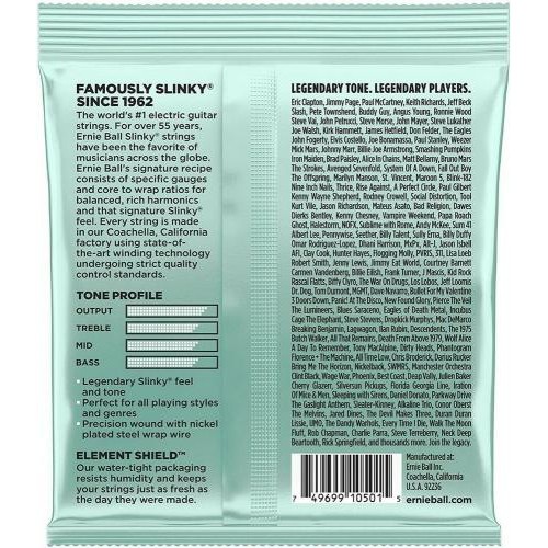 Струни для електрогітари Ernie Ball 2211 Mondo Slinky Nickel Wound 10.5/52 Струни для електрогітари Ernie Ball 2211 Mondo Slinky Nickel Wound 10.5/52