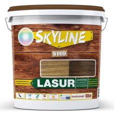Лазур Skyline Lasur Wood декоративно-захисна для обробки дерева Палісандр 10 л