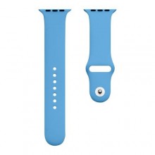 Ремінець Anchor для Apple Watch Band Silicone One-Piece Size-S 42/44mm Колір 16 Light Blue