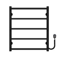 Рушникосушарка електрична Ladder П5 500х600 Deffi Чорний EF16 (C.LK.60.50.5.E.B.L.5)