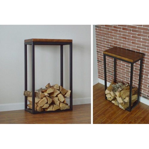 Дровниця з металу GoodsMetall у стилі Лофт 800х500х300 ДК9 Дровниця з металу GoodsMetall у стилі Лофт 800х500х300 ДК9