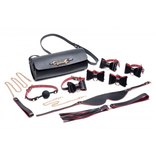 Набір для BDSM Master Series Bow - Luxury BDSM Set With Travel Bag