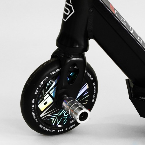 Самокат трюковий Best Scooter Hop Pro HIC-система пеги алюмінієвий диск та дека колеса PU Black (115636)