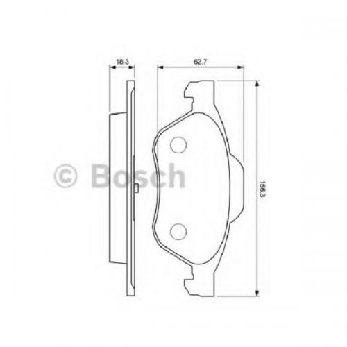 Колодки гальмові Bosch дискові передні RENAULT Laguna/Laguna Estate/Break 0986494034 в інтернет супермаркеті PbayMarket!