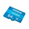 Карта пам'яті MicroSDXC 64GB UHS-I Class 10 Kioxia Exceria R100MB/s (LMEX1L064GG2) + SD-адаптер