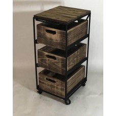 Комод Loft NS-245 1230x400x500 мм Чорний