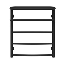 Рушникосушарка водяна Готель П5 400х600 Deffi Чорний (C.OD.60.40.5.B.B)