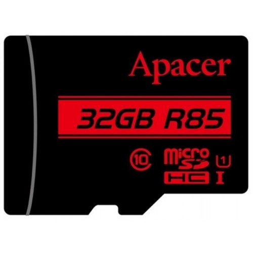 Карта пам'яті MicroSDHC 32GB UHS-I Class 10 Apacer + SD adapter (AP32GMCSH10U5-R) в інтернет супермаркеті PbayMarket!