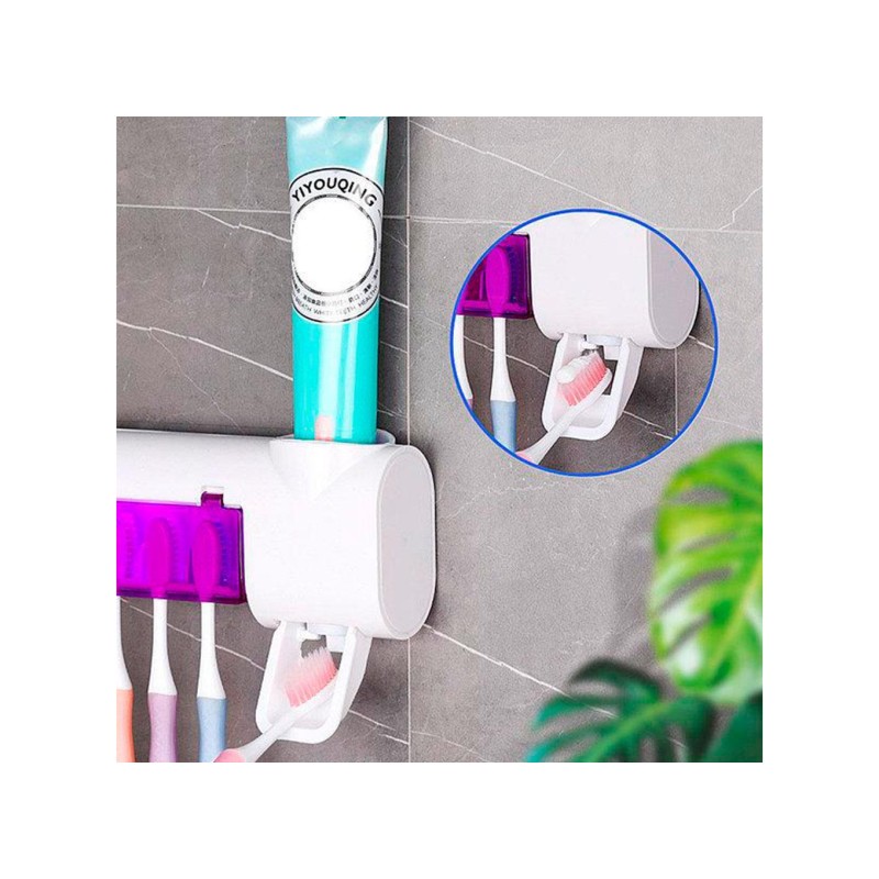 Диспенсер для зубної пасти та щіток Toothbrush sterilizer 7710