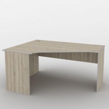 Письмовий стіл Тиса Меблі СМ-1/3 Ш.-1600мм Г.-1200мм Дуб сонома