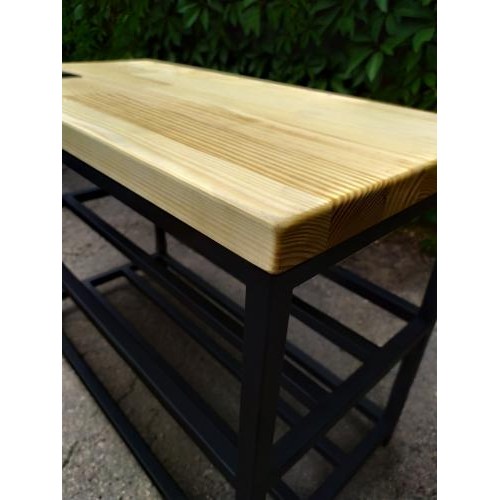 Банкетка GoodsMetall у стилі Лофт 800х500х350 мм Бадді Банкетка GoodsMetall у стилі Лофт 800х500х350 мм Бадді