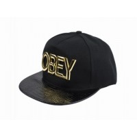 Бейсболка OBEY Snapback Gold One sizе Чорний (23242)