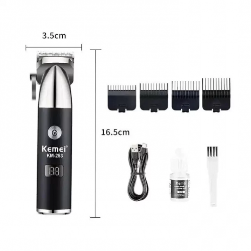 Машинка для стрижки та триммер для бороди Kemei Km-253 3 Вт (2112434074) Машинка для стрижки та триммер для бороди Kemei Km-253 3 Вт (2112434074)