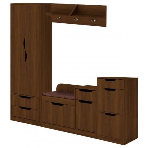 Передпокій Фаїна А1 Компанит Горіх екко (komA3) Передпокій Фаїна А1 Компанит Горіх екко (komA3)