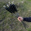 Шампура ручної роботи Gorillas BBQ Вовк SKK60 з дерев'яною ручкою 45 см 4 шт (5432)