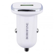 Автомобільний зарядний пристрій Borofone BZ12A QC 3.0 Type C Білий Автомобільний зарядний пристрій Borofone BZ12A QC 3.0 Type C Білий