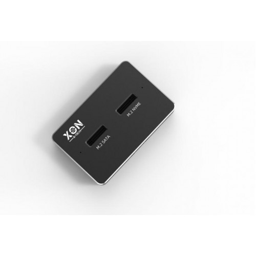 Док-станція клонувальник XON MemoryDock для двох M.2 NGFF SATA USB 3.1 Type-C Чорний (XMD1C13NG2PB 6457)