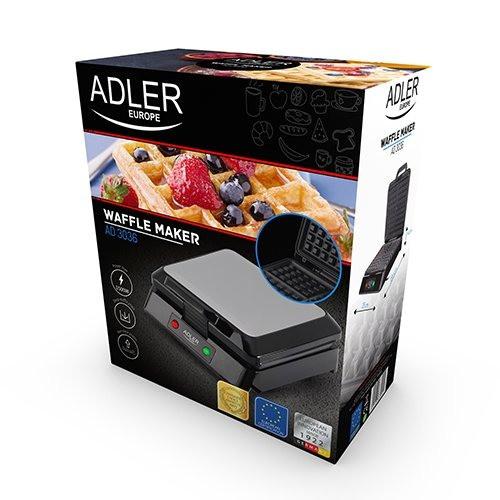 Вафельниця для бельгійських вафель Adler AD 3036 Вафельниця для бельгійських вафель Adler AD 3036