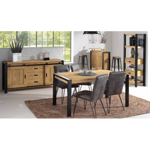 Комод у стилі Loft NS-243 830x1200x450 мм Черный в інтернет супермаркеті PbayMarket!