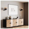 Бра TK Lighting Nicol 20x24 см Чорний (TK6539)