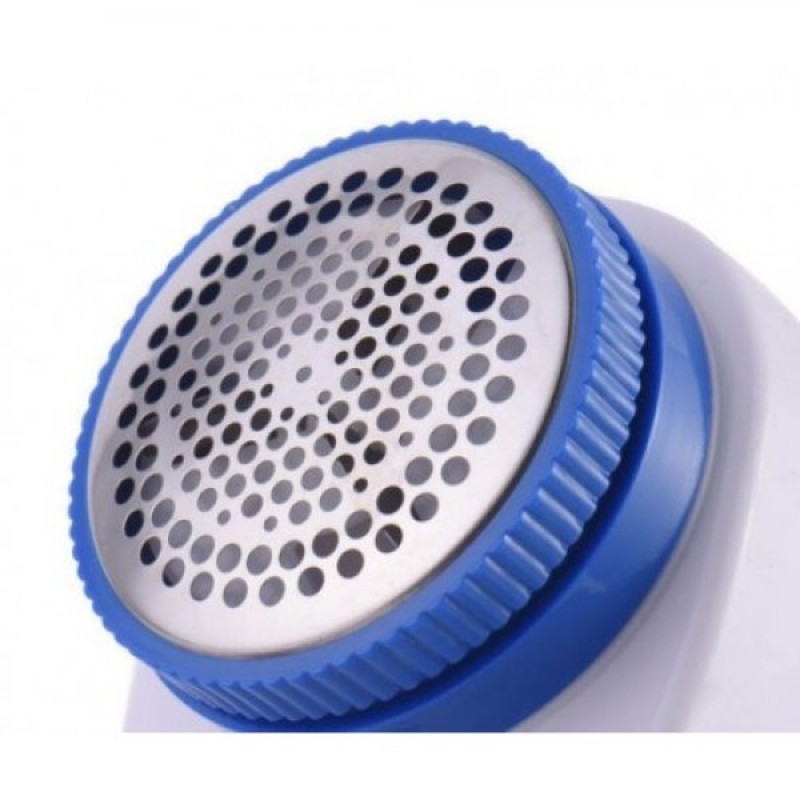 Машинка для стрижки катишків професійна Lint Remover 5880 Біло-синя + запасний ніж (2S-00500)