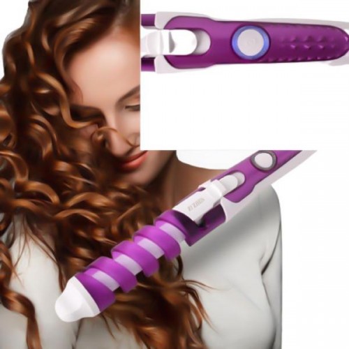 Плойка спіральна для 3d завивки для будь-якого типу волосся із захистом від перегріву Kras.A Perfect Curl RZ 118