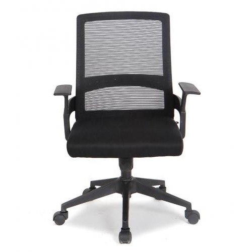 Крісло офісне Флорида SDM Синхромеханізм сітка тканина чорна Крісло офісне Флорида SDM Синхромеханізм сітка тканина чорна